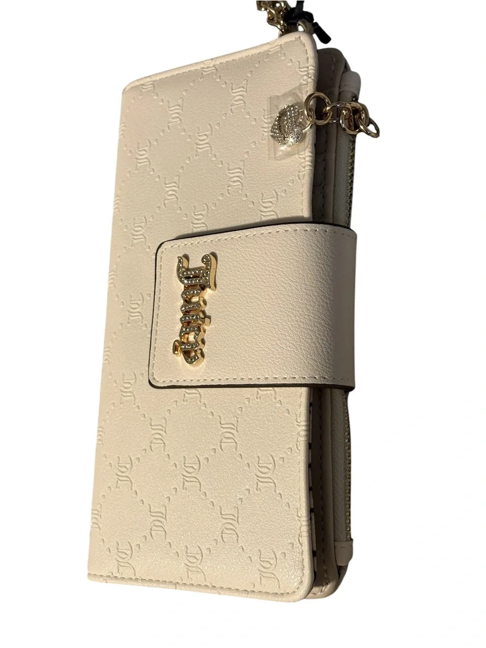Juicy Couture Cream embossed bifold